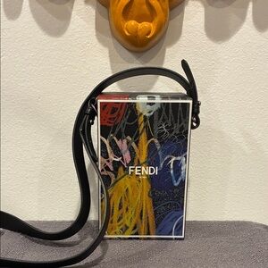 Fendi x Noel Fielding Leather Box Crossbody Bag - EXCLUSIVE FOR LIVE